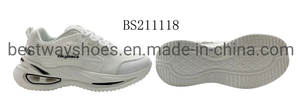 Fashion Men Cricket Sneaker with Rubber Outsole Athletic Basketball Footwear