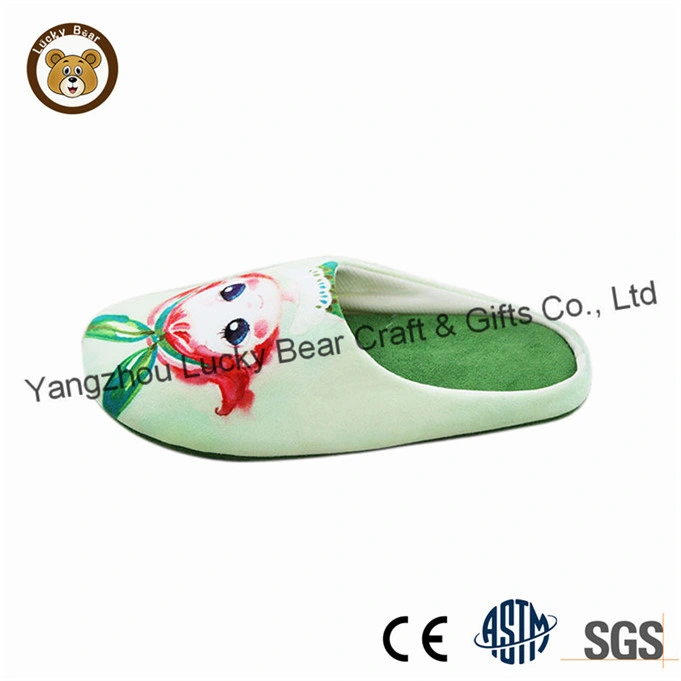 Winter Soft Wholesale Fur Cartoon Bedroom Indoor Plush Slippers for Men Womens Kids Children