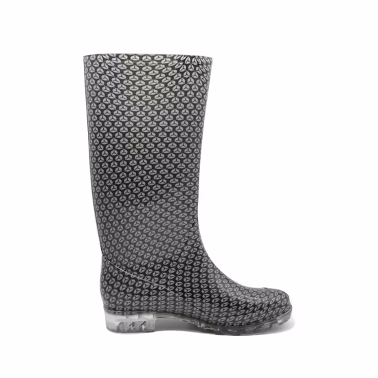 Ladies High Knee Waterproof Rain Boots