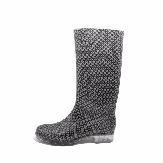 Ladies High Knee Waterproof Rain Boots