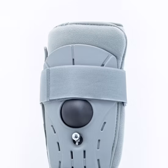 Bota de andador neumática alta con carcasa de plástico completa